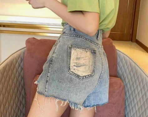 高腰短裤女夏季2022年新款薄款ins超火...