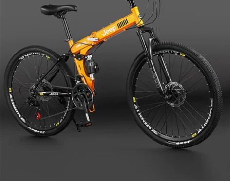 吉普Jeep自行车折叠山地车成人男女学生双...