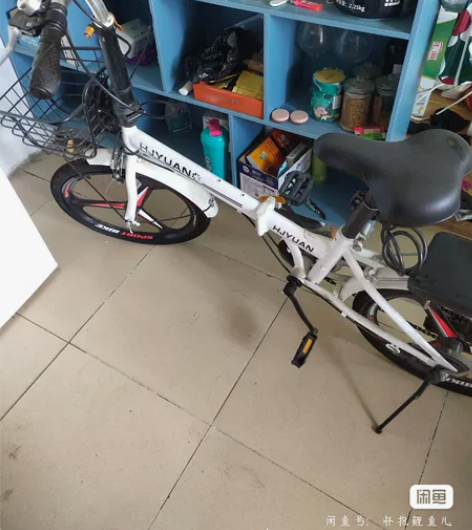20寸折叠变速自行车一辆,买回来骑了几次,...