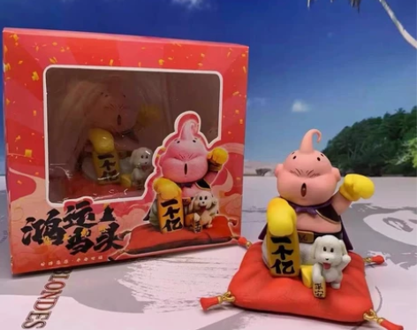 七龙珠超级赛亚人魔人胖平安布欧GK鸿运模型...