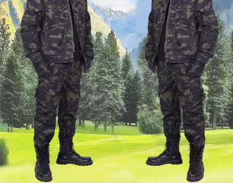 迷彩服套装男春秋加厚劳保服汽修焊工耐磨耐脏...