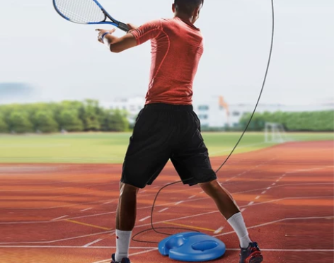 网球训练器单人打带线回弹一个人自练神器初学...