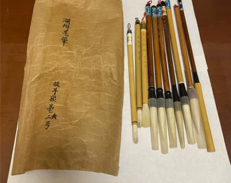 七八十年代金鼎牌、中百云、红太阳、福禄毛笔...