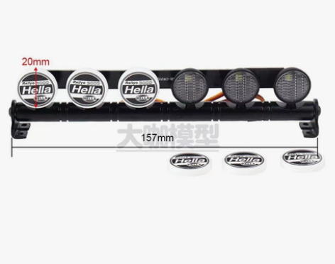 1/10攀爬车遥控车顶灯 模型灯 Hell...