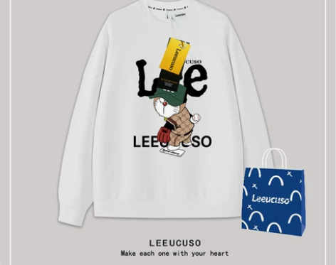 LeeUCUSO联名哆啦A梦男女同款卫衣全...