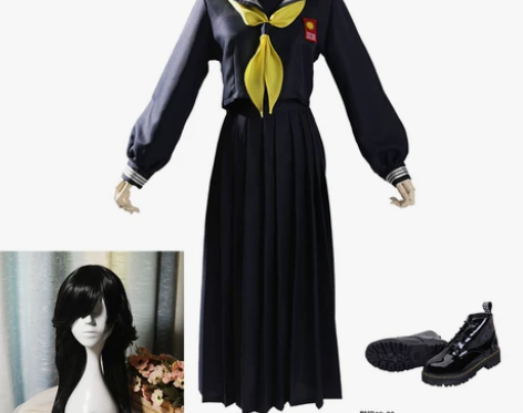 我是大哥大早川京子cos服不良少女jk长裙...