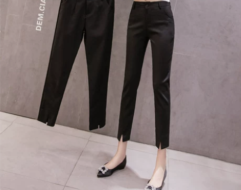 【88狂欢价】垂感休闲西装裤女裤子九分20...