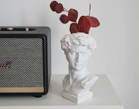 店铺不开了,处理!ins风大卫花瓶笔筒雕像...