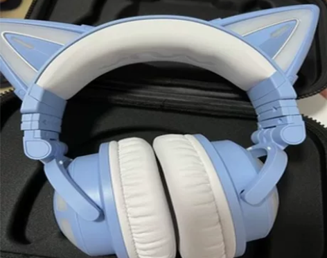 妖舞猫耳耳机头戴式蓝牙 全新没用 外观材质...
