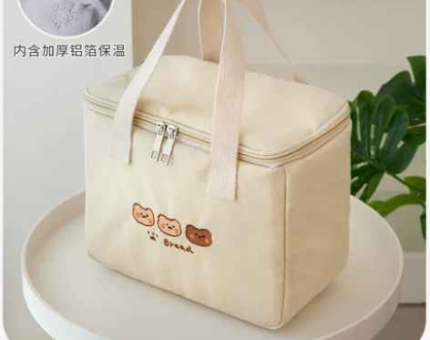 上班族装饭盒袋子手提冷藏袋保温袋碗袋小学生...
