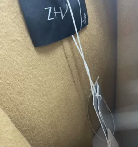 朝花夕拾 大牌双面羊绒大衣中长款 全新吊牌...