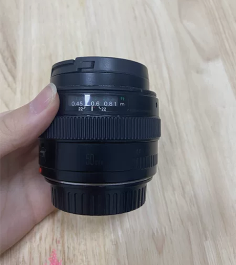 佳能50 1.4定焦人像镜头 实物拍摄功能...