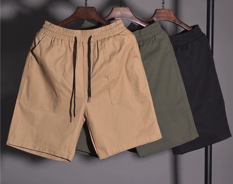 2022夏季新款美式hipho短裤男潮流宽...
