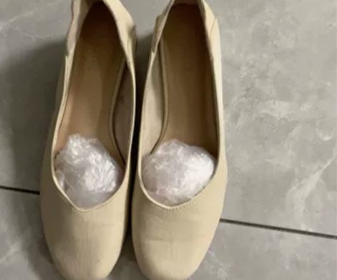 软皮单鞋女浅口2022夏季新款奶奶鞋女粗跟...