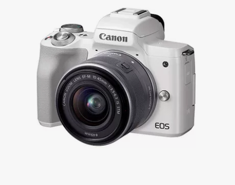 白色 佳能微单M50一代 佳能入门级单反