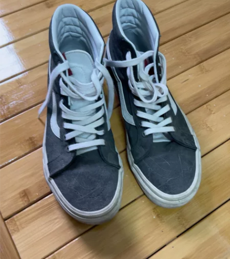 vans 高帮鞋 42码 5成新