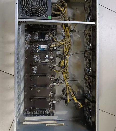 8卡静音平台全套(包含机箱、4G内存、12...