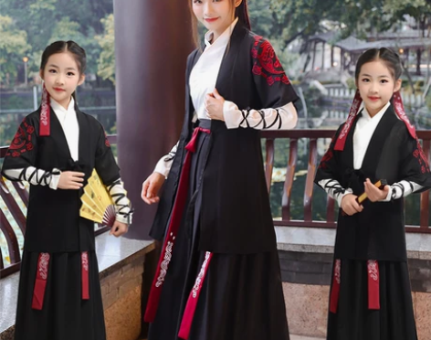 汉服女侠客改良晨妍斗音同款中国风古装日常交...