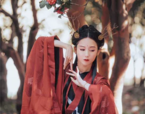 兰若庭汉服  魏晋风广袖交领襦裙 全套 八...