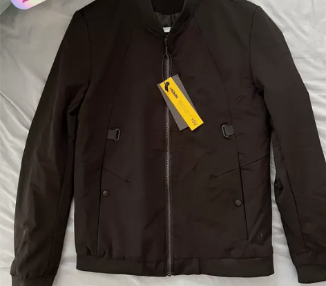 【全新】夹克男春秋季新款男装休闲帅气修身青...