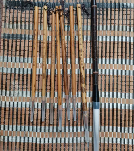 李小平精品毛笔 精品狼毫小楷4支萬毫齐力（...