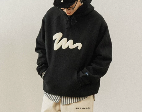 714street男士重磅连帽卫衣春秋款潮...