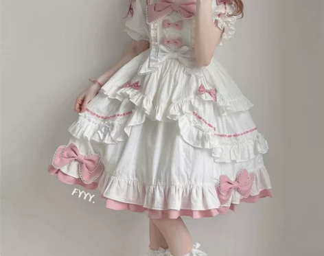 麻菟菟原创 奶芙甜心短袖op 仅试穿