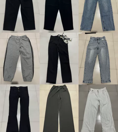 女早秋牛仔裤西装裤休闲裤运动裤阔腿裤拖地裤...