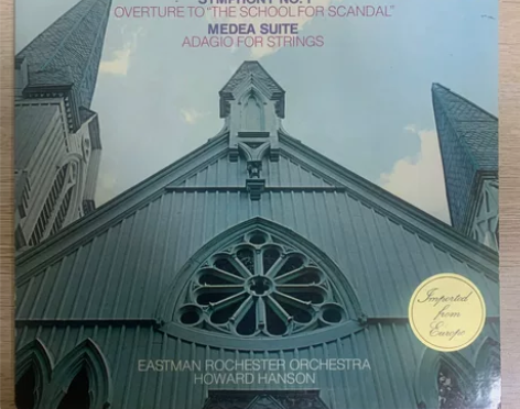 巴伯 交响曲 组曲 黑胶 古典 LP 汉森...