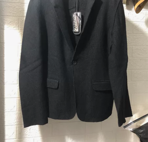 男士个性设计羊毛呢单层休闲西装特价23.9...