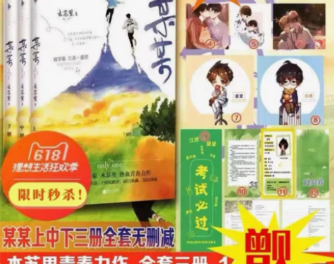 正版图书某某小说全套未删减正版全三册...