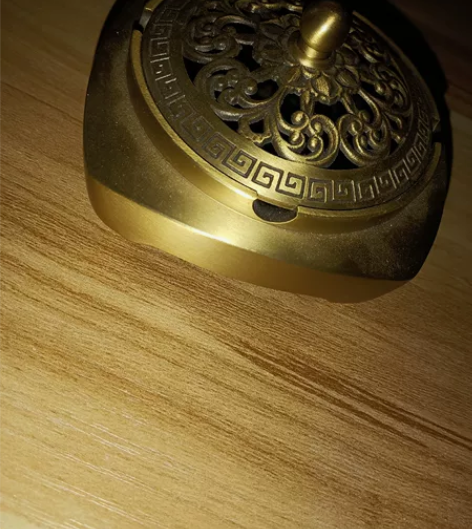 铜香炉纯铜盘香炉仿古熏香炉家用室内檀香茶道...