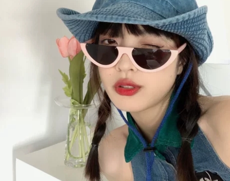 小众大檐牛仔渔夫帽夏秋季百搭休闲户外钓鱼帽子男出游平顶盆帽女...