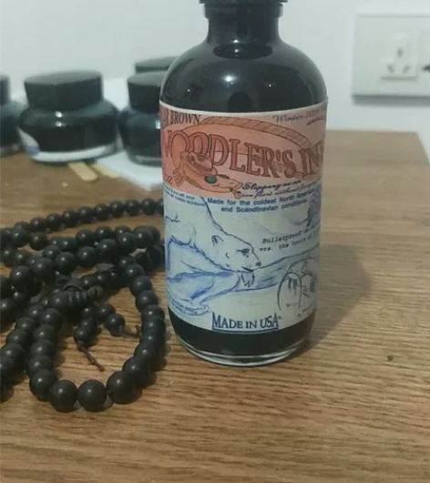 鱼水 墨水 全新满瓶 北极熊棕色135ml...