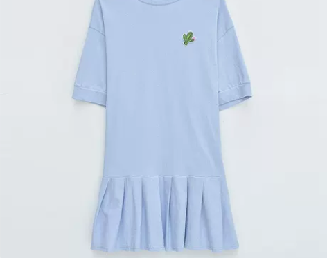 韩国chuu官网正品代购 夏日款简约半袖荷...