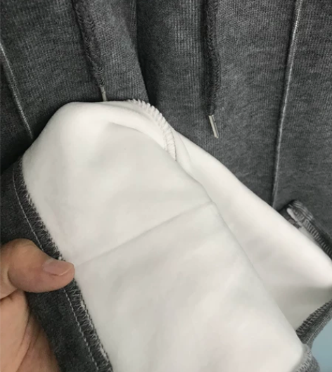 阔腿裤秋冬季加绒宽松直筒开叉运动裤女 侧边...