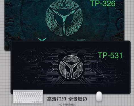 电脑拯救者鼠标垫超大加厚竞技游戏桌垫锁边加...