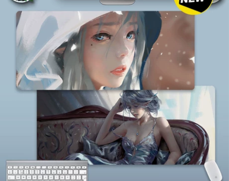 【闲置捡漏】鼠标垫鬼刀鼠标垫超大号办公室键...