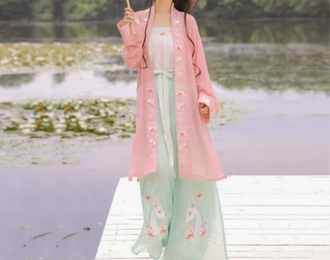 【狂欢价】裳云兮《麋鹿》宋制汉服女宋裤三件...