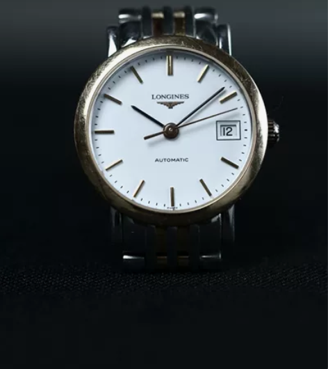 浪琴博雅系列 25.5mm白盘18K玫瑰金...