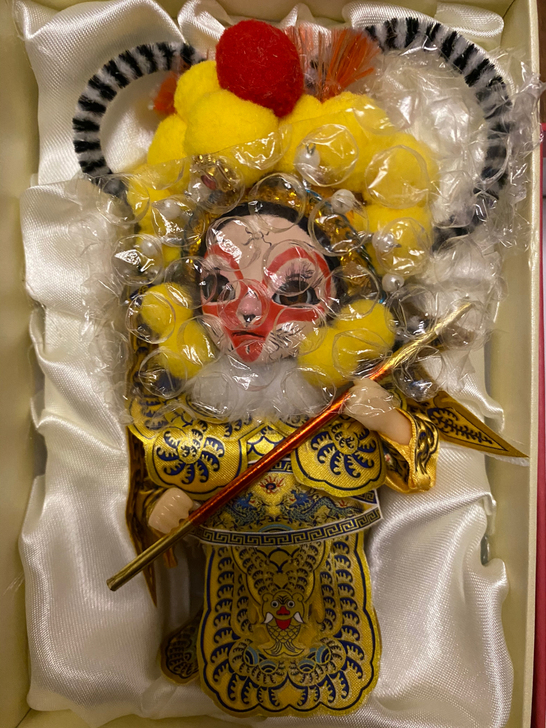 京合坊绢人 中国特色礼物全新