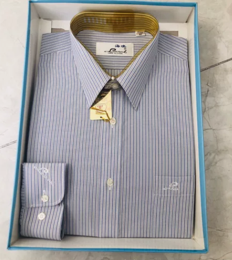 全新男士长袖条纹衬衫170码 单位发的 海...