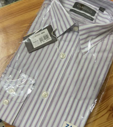 40码男春秋纯棉长袖衬衫清仓专柜全新春夏秋...