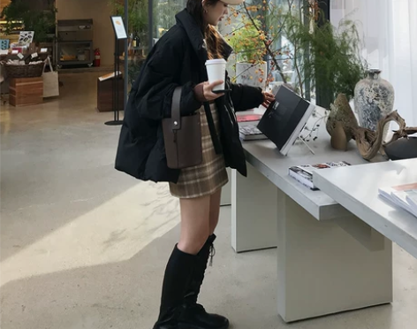 【11.11 新品】 显瘦显高的A字裙～高...