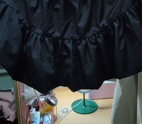 纯棉花苞裙 质量很好,穿棉的,不起球不变形...