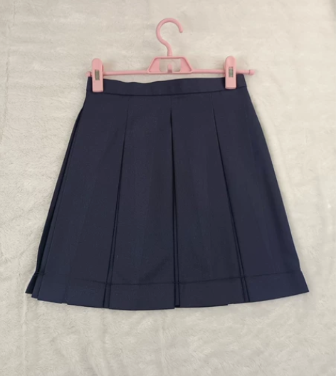 jk日系正统tr绀色箱褶裙 八箱褶 42c...