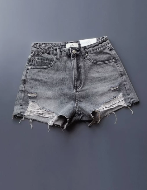 牛仔短裤 牛仔短裤阔腿裤欧洲站2021夏季...