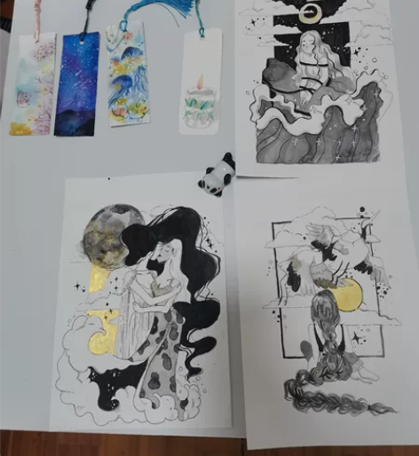 16k黑白插画，摆件 40r一张，主页满五...