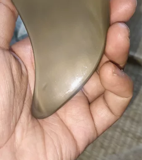 0.9厚白牦牛角三角板特价出货品相看视频没...