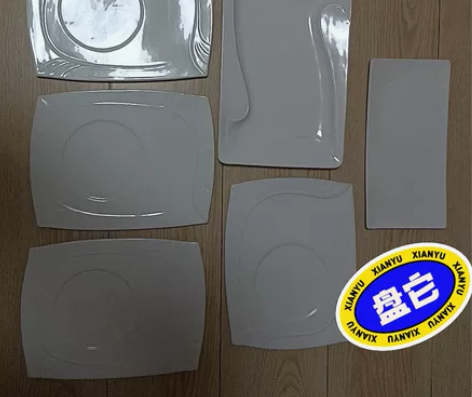 全新两用大白瓷盘，画家调色盘##amp；a...